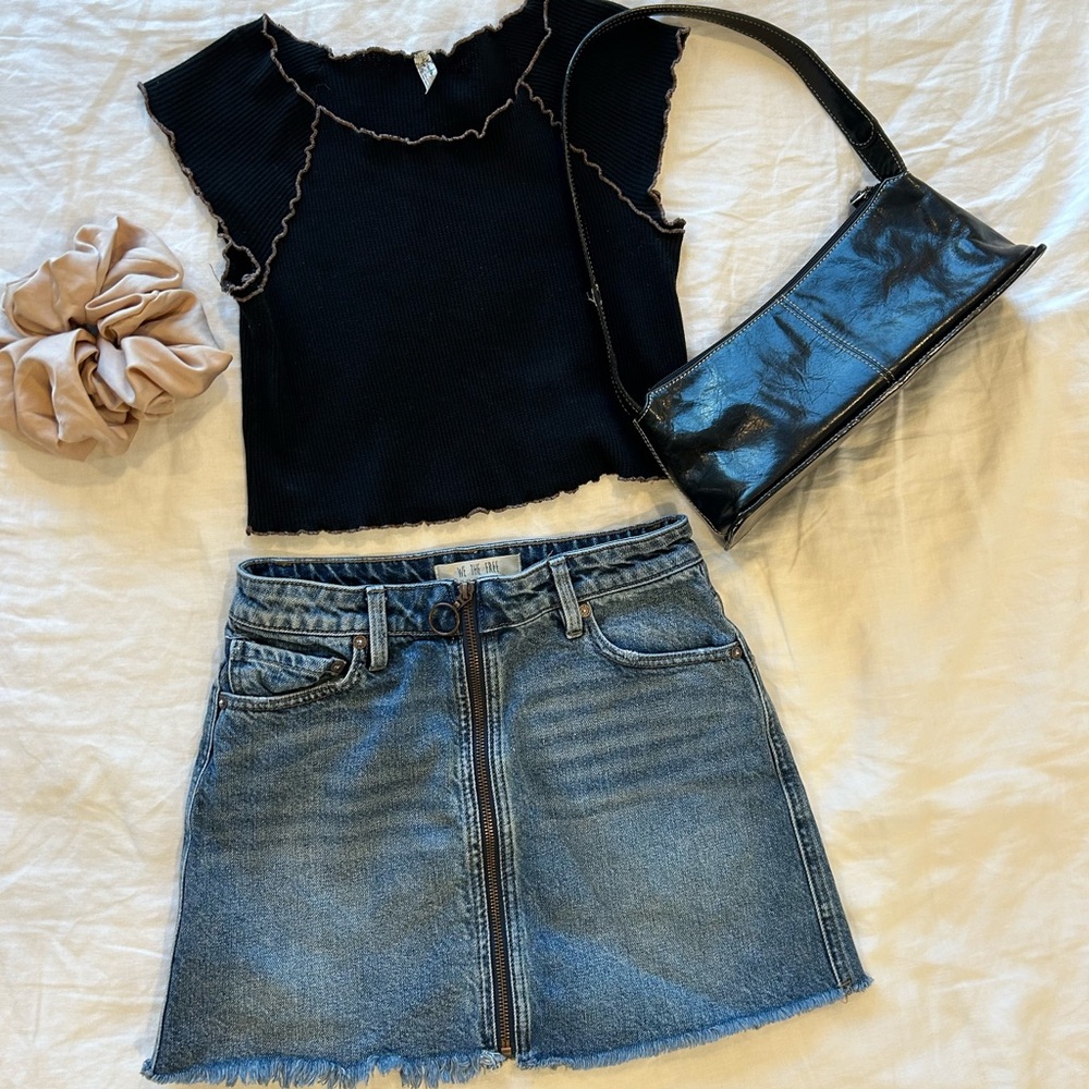 Free People Ribbed Crop Top - Picture 5 of 5